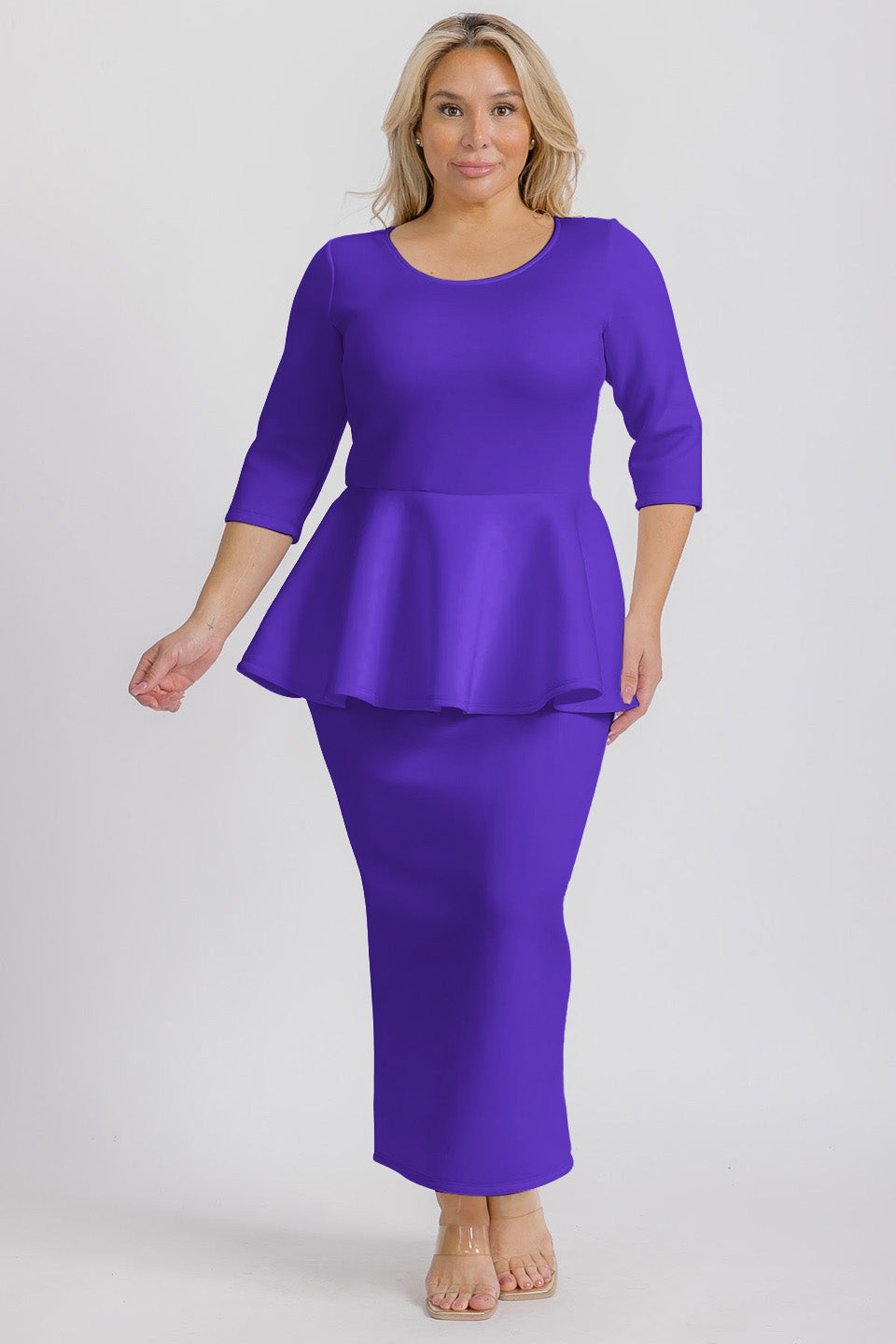 3025 REG long dress peblum