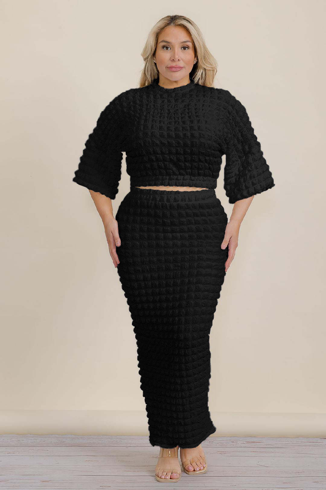 2981 POPCORN SKIRT SET
