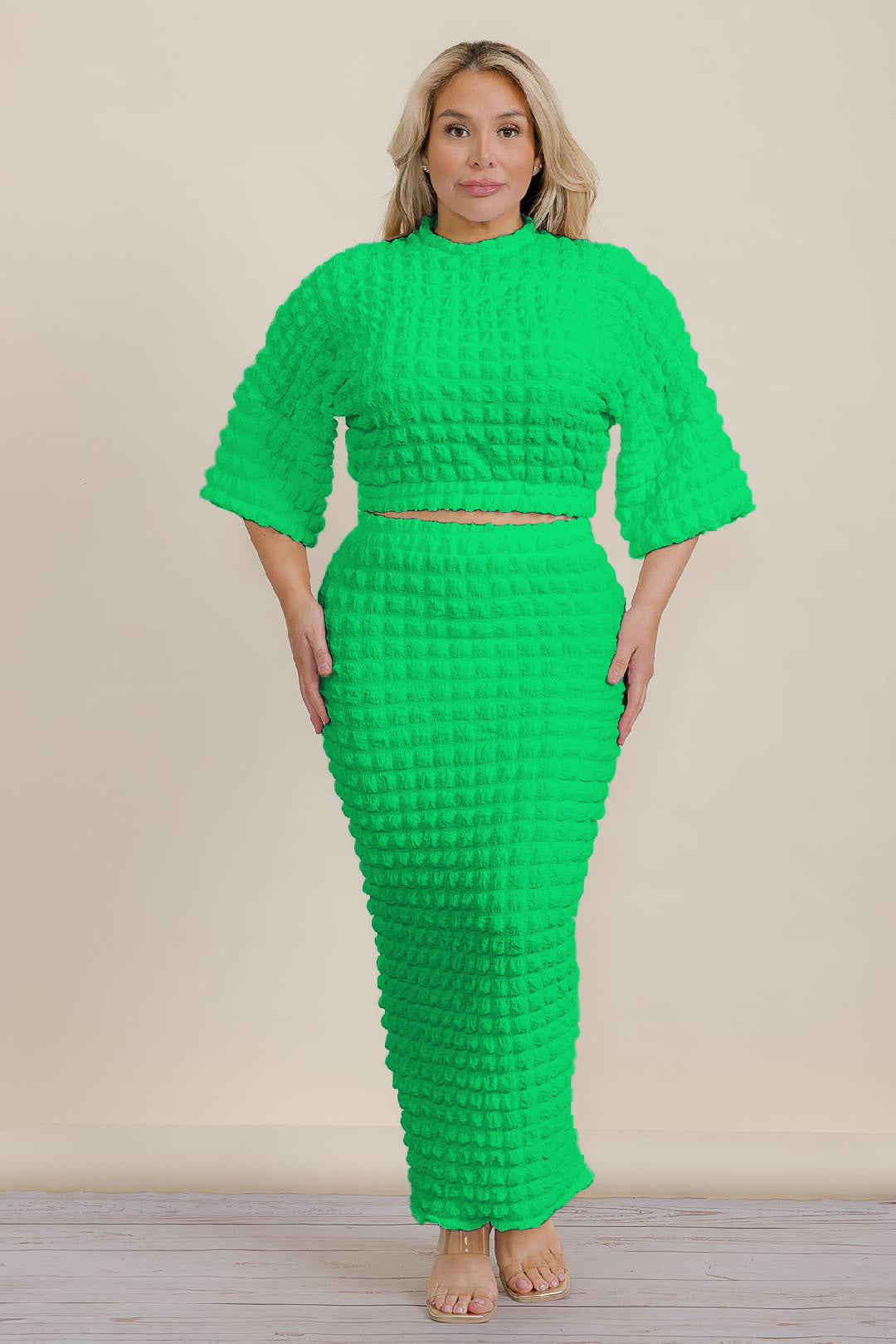 2981 POPCORN SKIRT SET