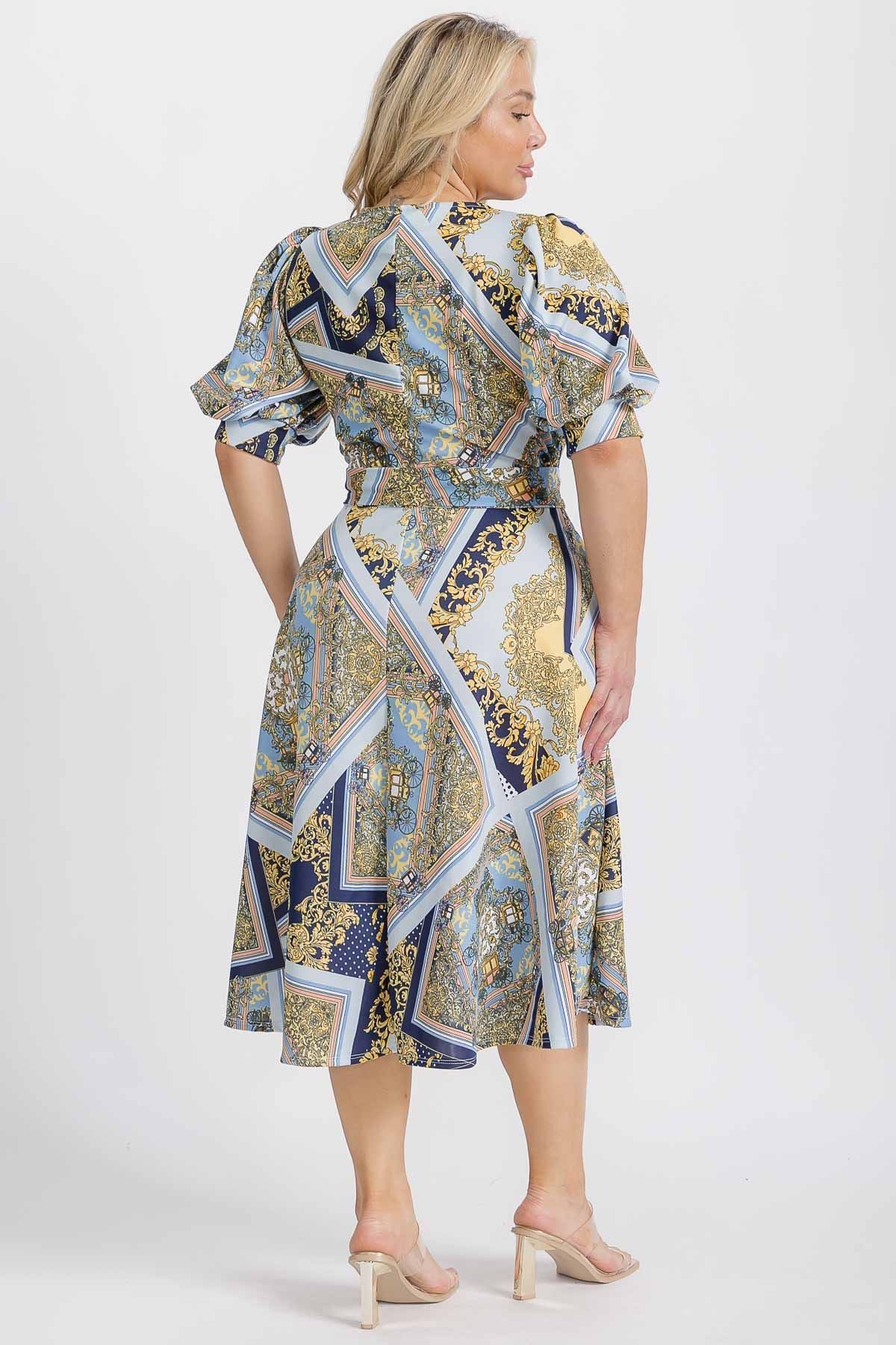 2829VC WRAP DRESS