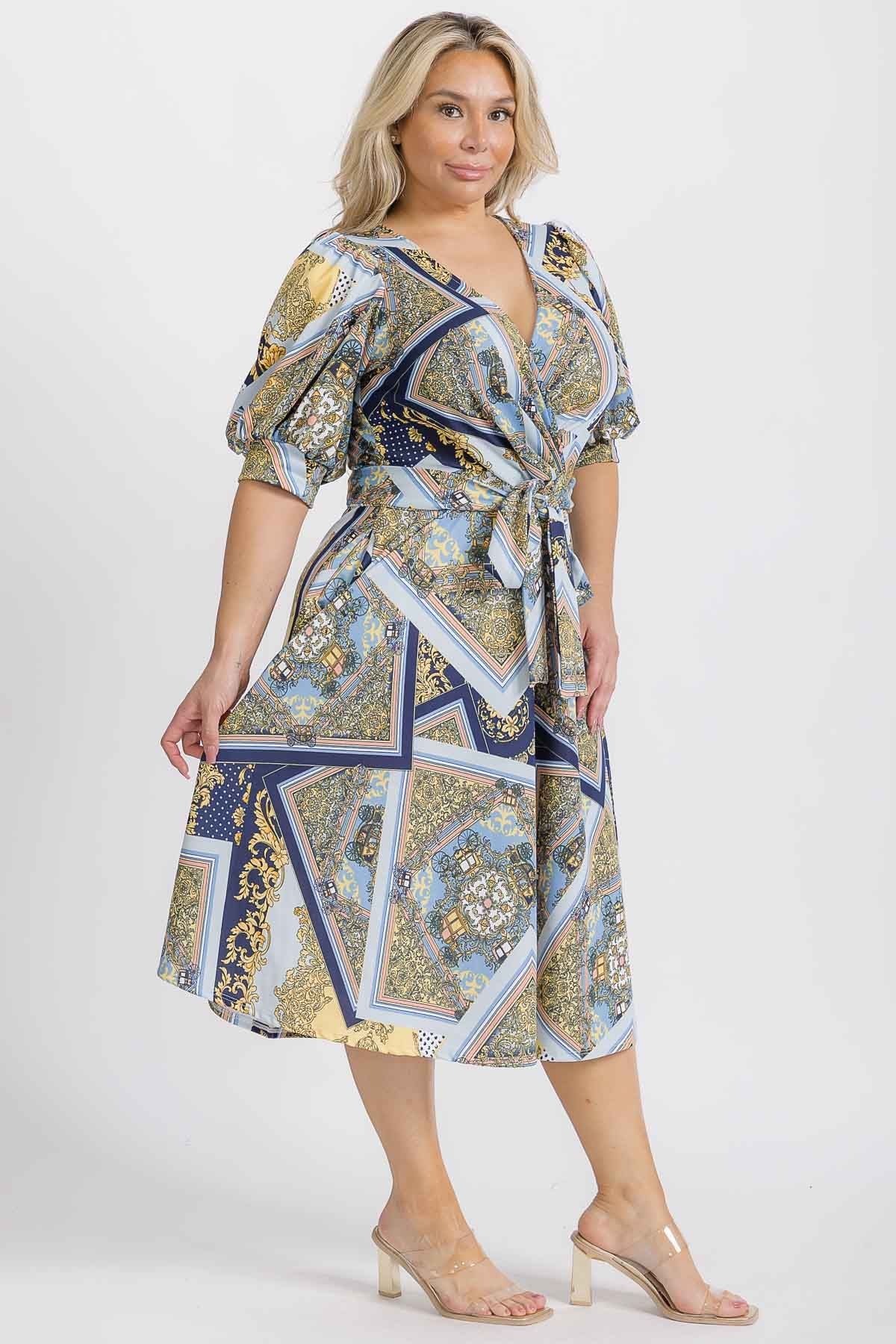 2829VC WRAP DRESS