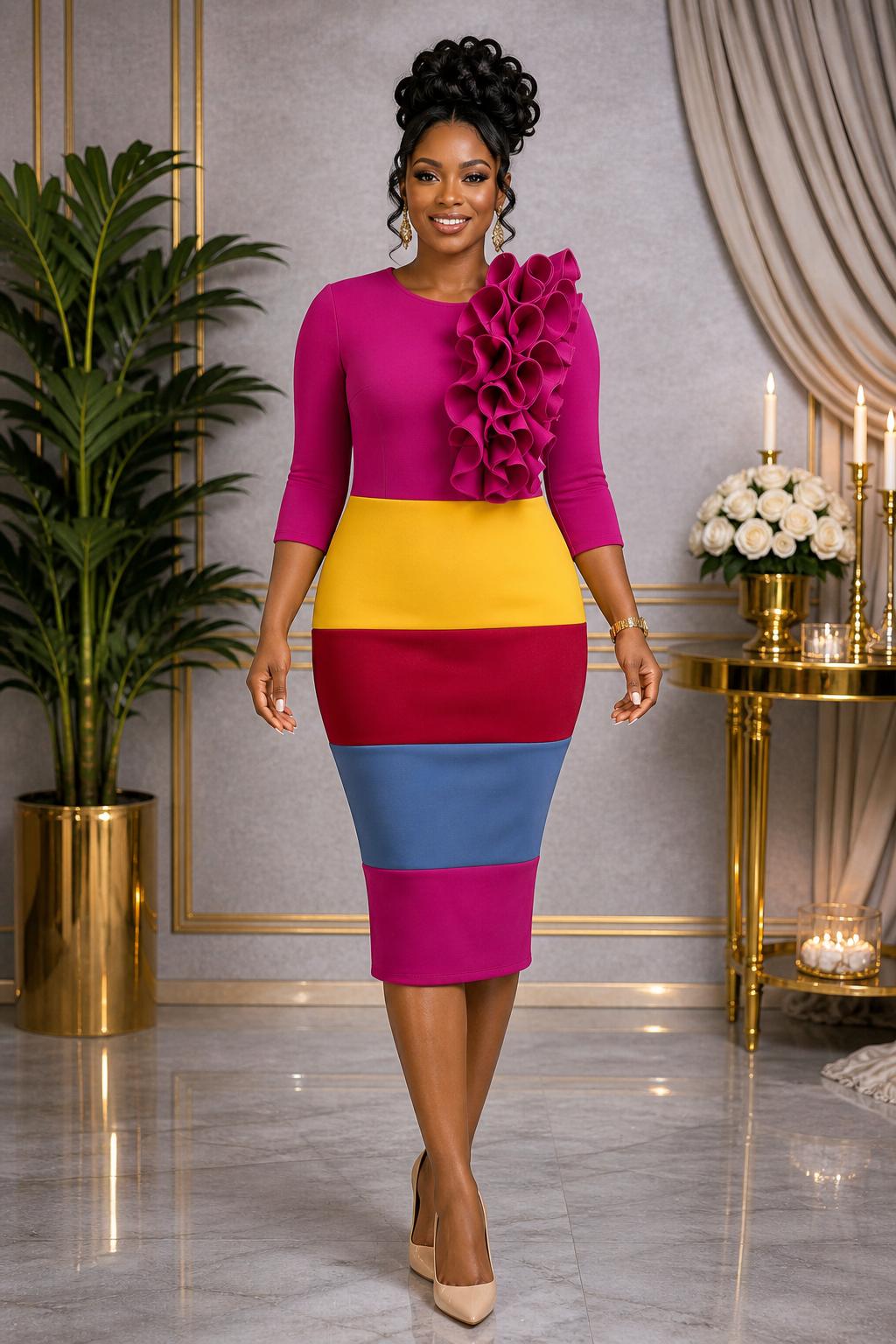 3124 MULTI RUFFLE REGULAR