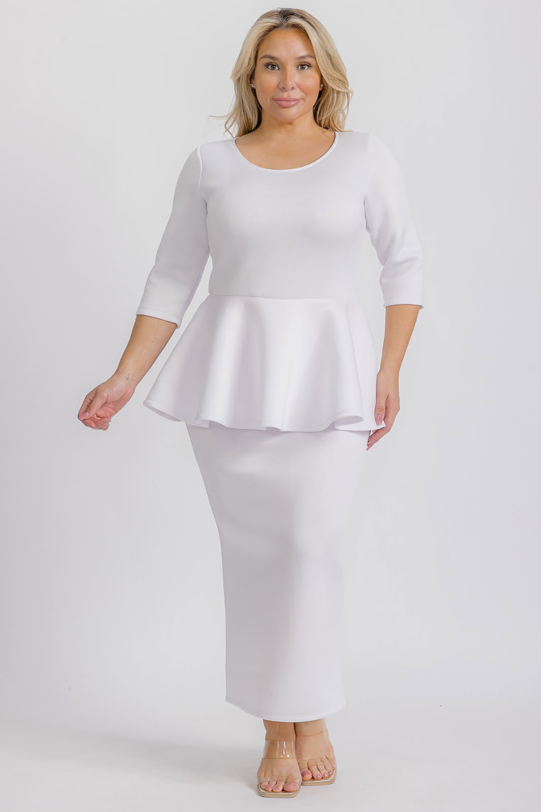3025 REG long dress peblum