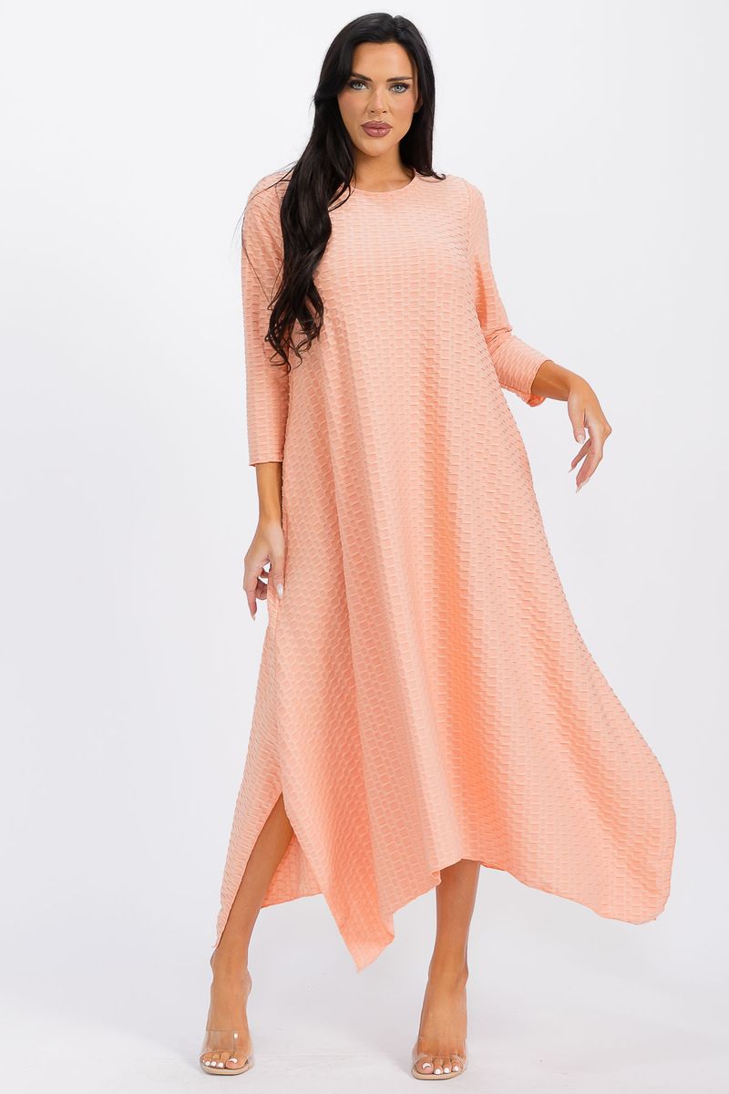 3007JQ HANDKERCHIEF DRESS JAQUARD