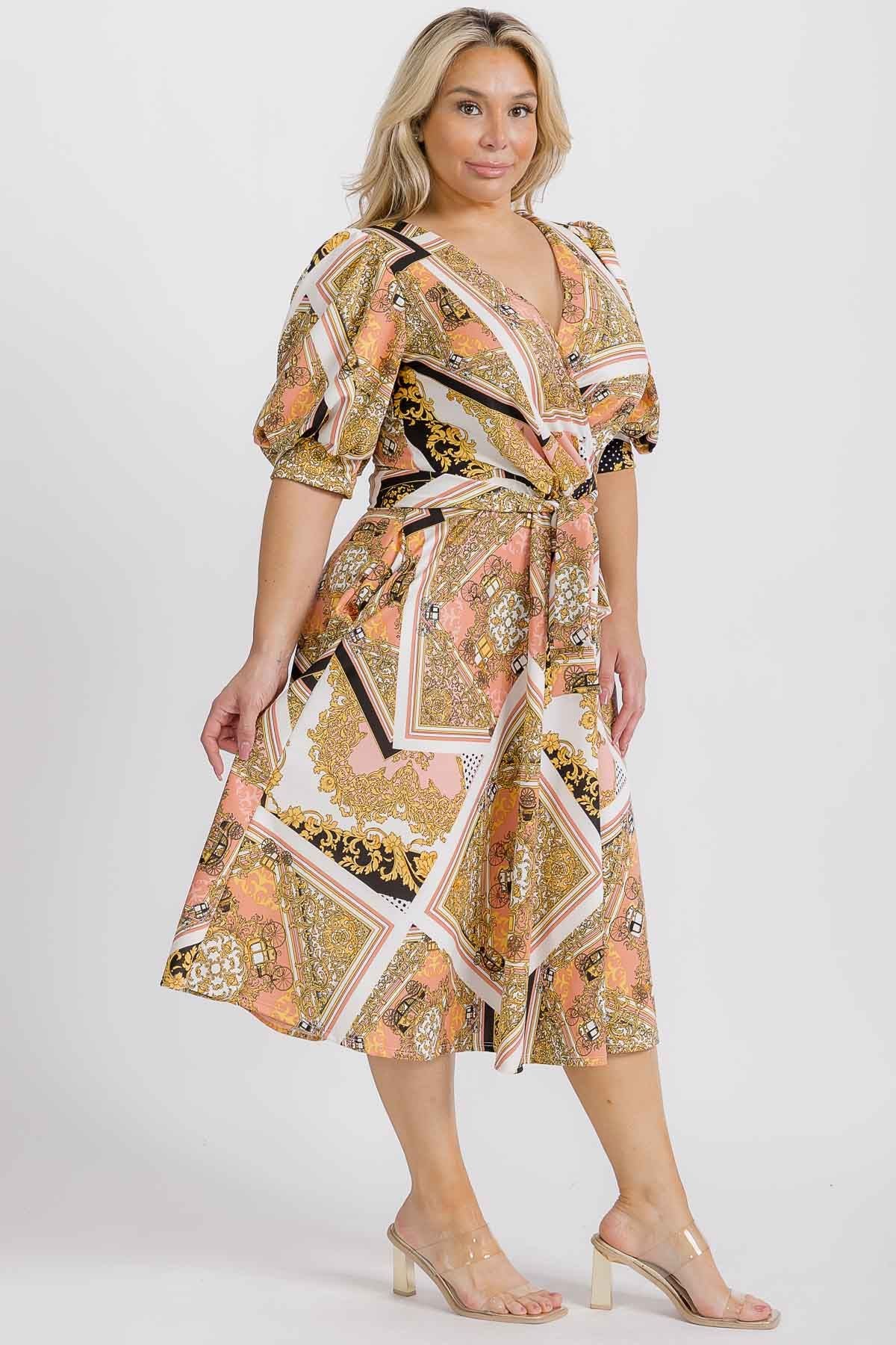 2829VC WRAP DRESS