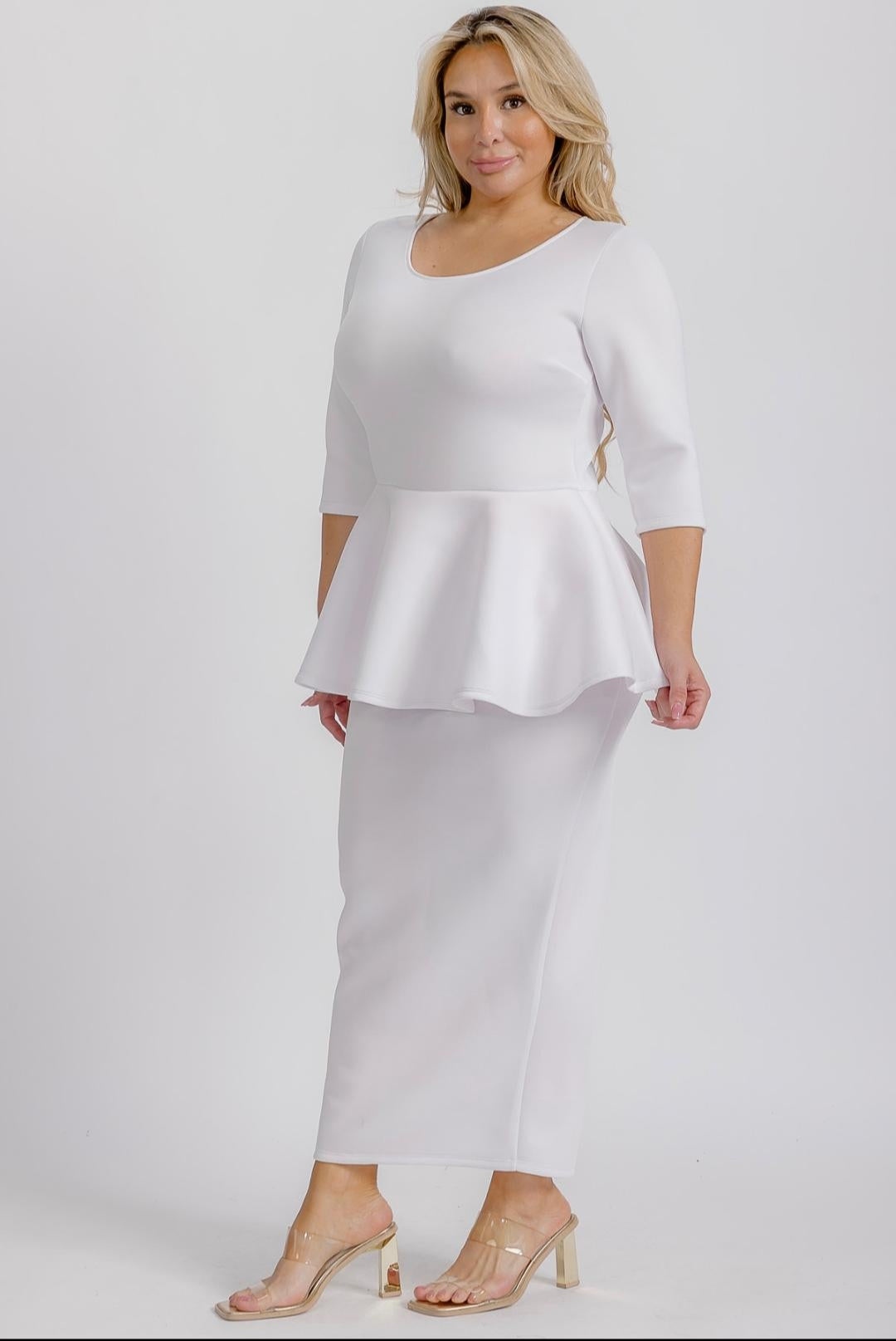 3025 REG long dress peblum