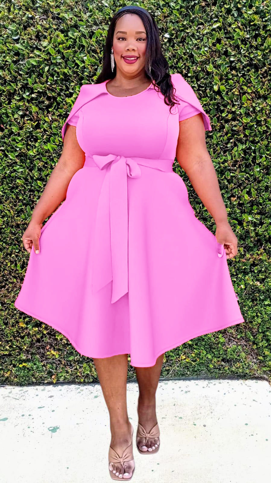 2985 CAPE PLUS DRESS