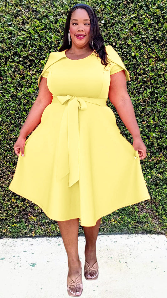 2985 CAPE PLUS DRESS