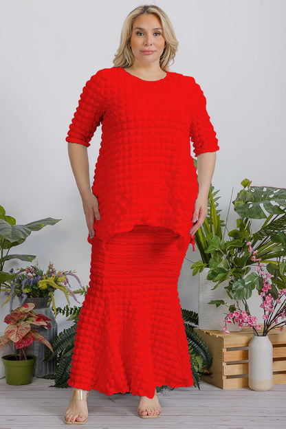 2998PC SKIRT SET POPCORN