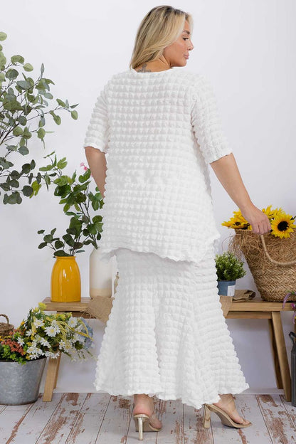 2998PC SKIRT SET POPCORN
