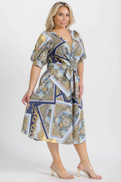 2829VC WRAP DRESS
