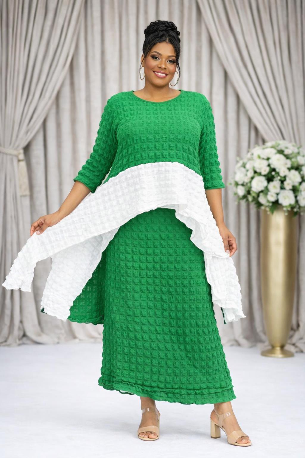 3016 SKIRT SET POPCORN