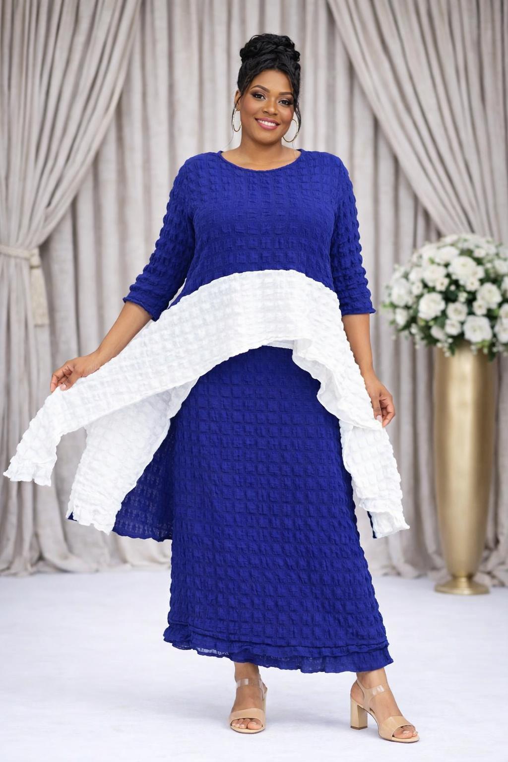 3016 SKIRT SET POPCORN
