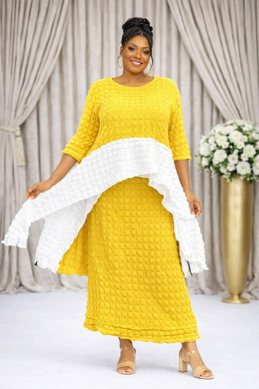 3016 SKIRT SET POPCORN