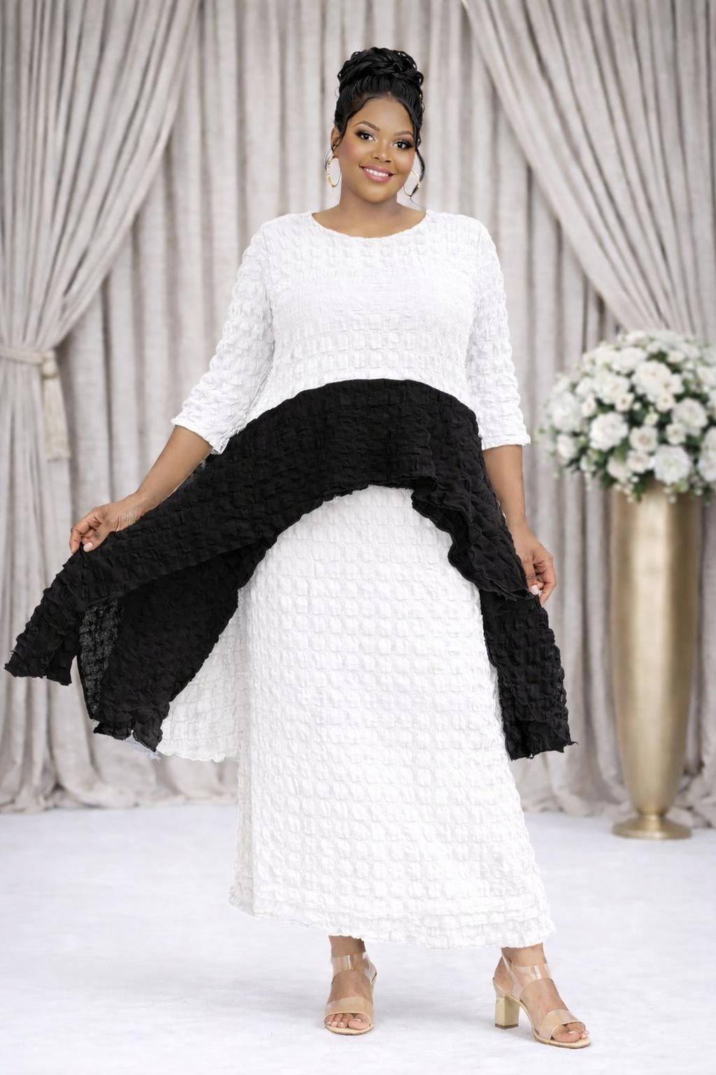 3016 SKIRT SET POPCORN