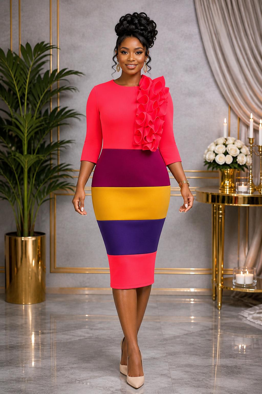 3124 MULTI RUFFLE REGULAR