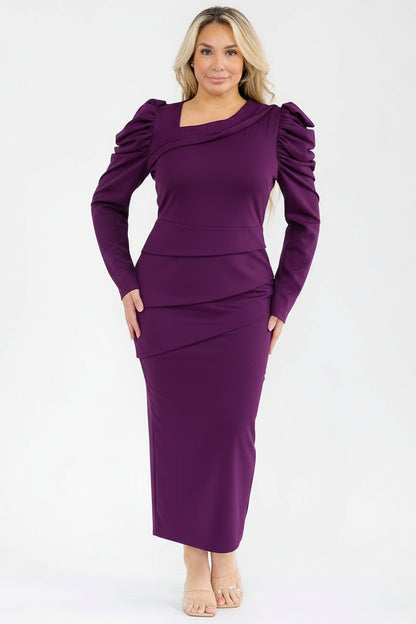 3037 FOLDED NECK PLUS