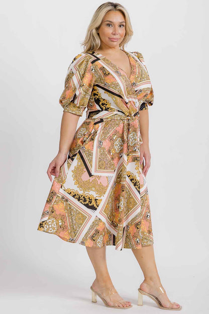 2829VC WRAP DRESS