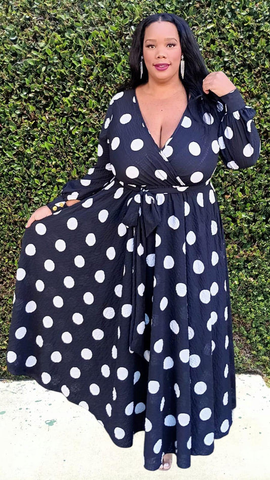 1050PD POLKA DOTS MAXI