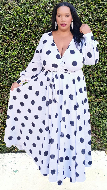 1050PD POLKA DOTS MAXI