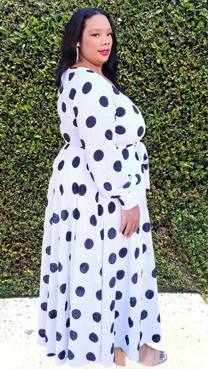 1050PD POLKA DOTS MAXI