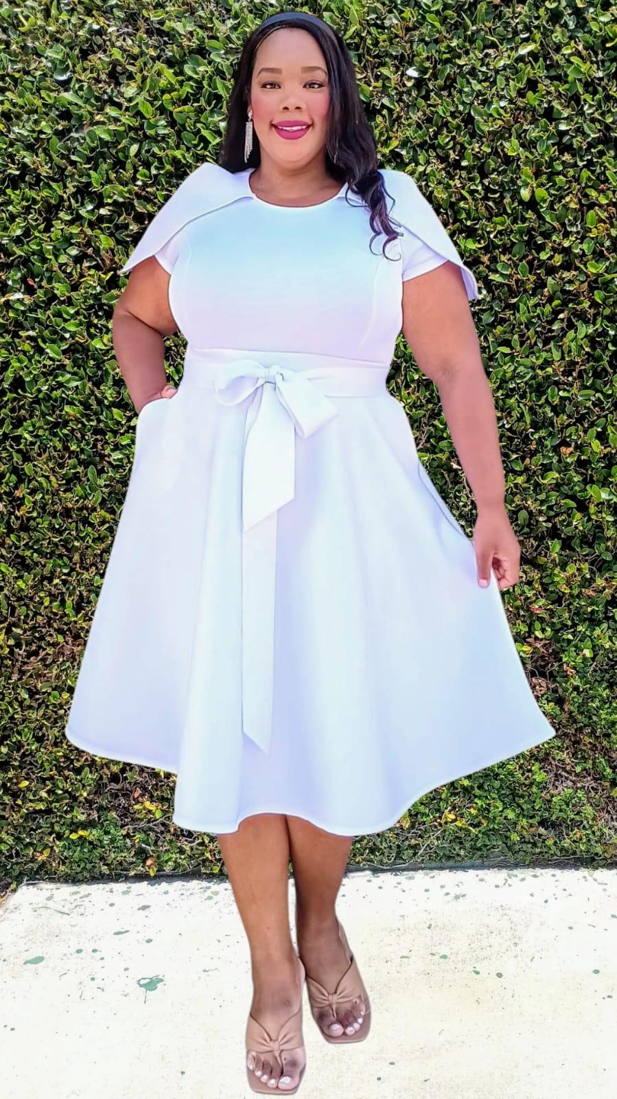 2985 CAPE PLUS DRESS