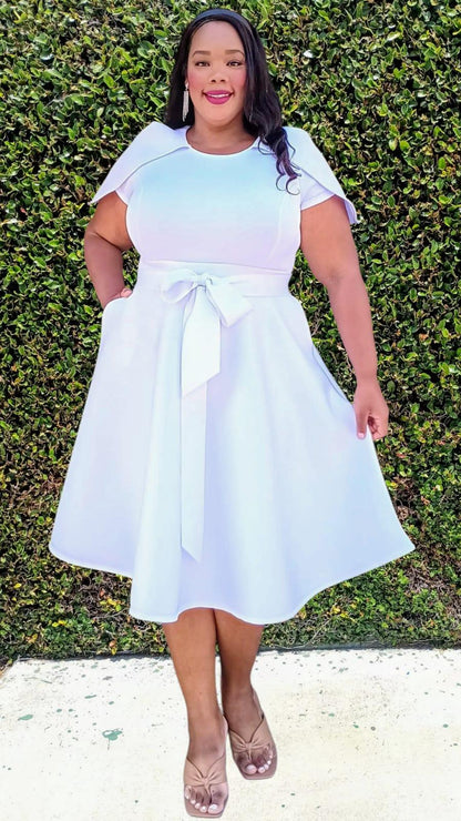 2985 CAPE PLUS DRESS