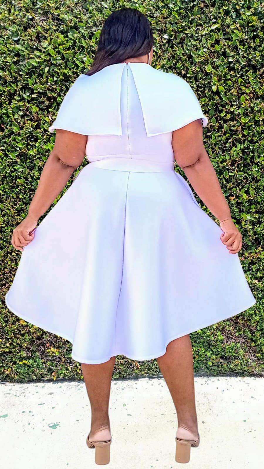 2985 CAPE PLUS DRESS