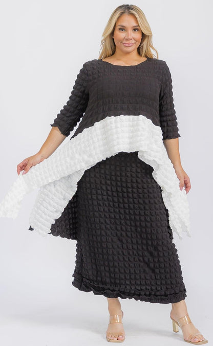 3016 SKIRT SET POPCORN