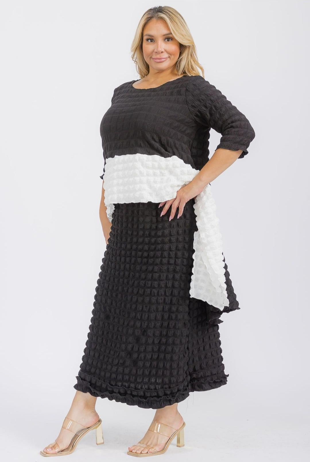 3016 SKIRT SET POPCORN