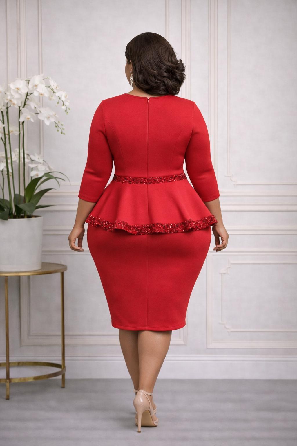 3061 PLUS SKIRT SET