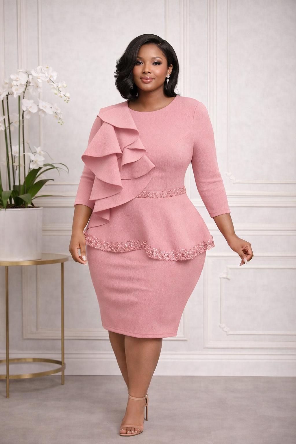 3061 PLUS SKIRT SET
