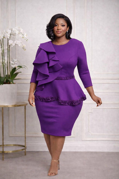 3061 PLUS SKIRT SET