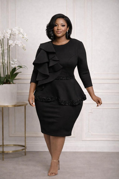 3061 PLUS SKIRT SET
