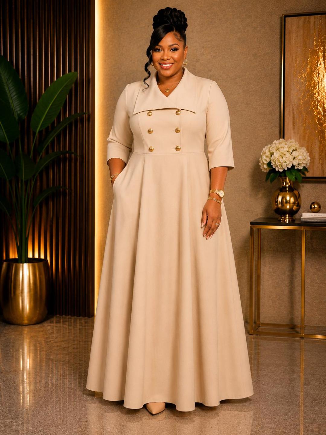 3134-SO COAT DRESS PLUS