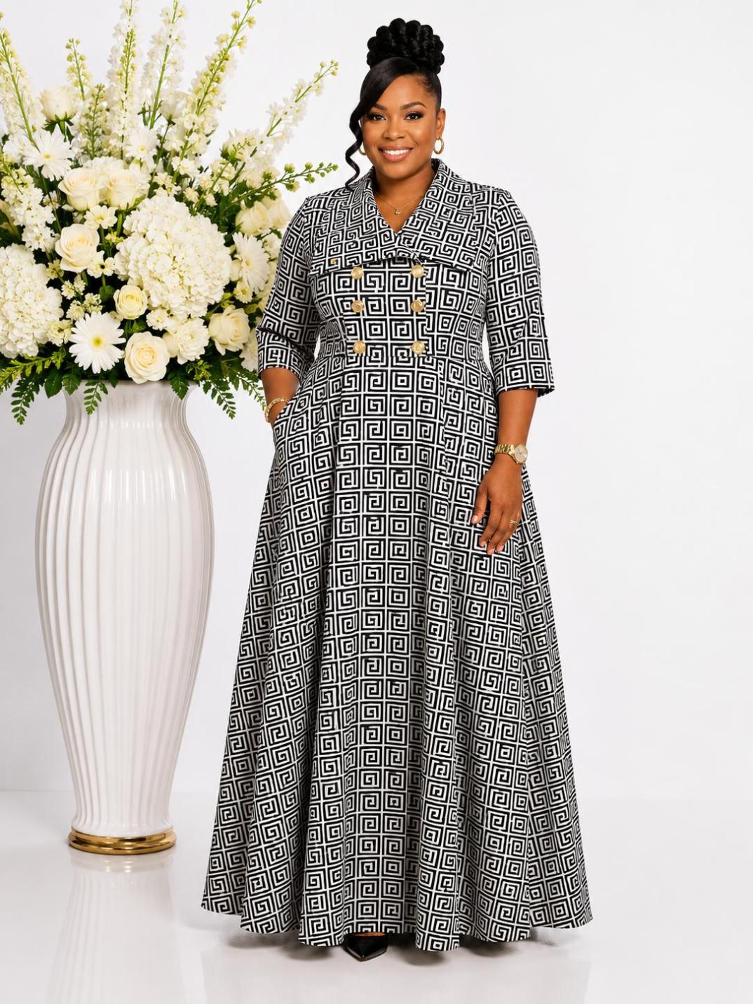 3134-FD COAT DRESS PLUS