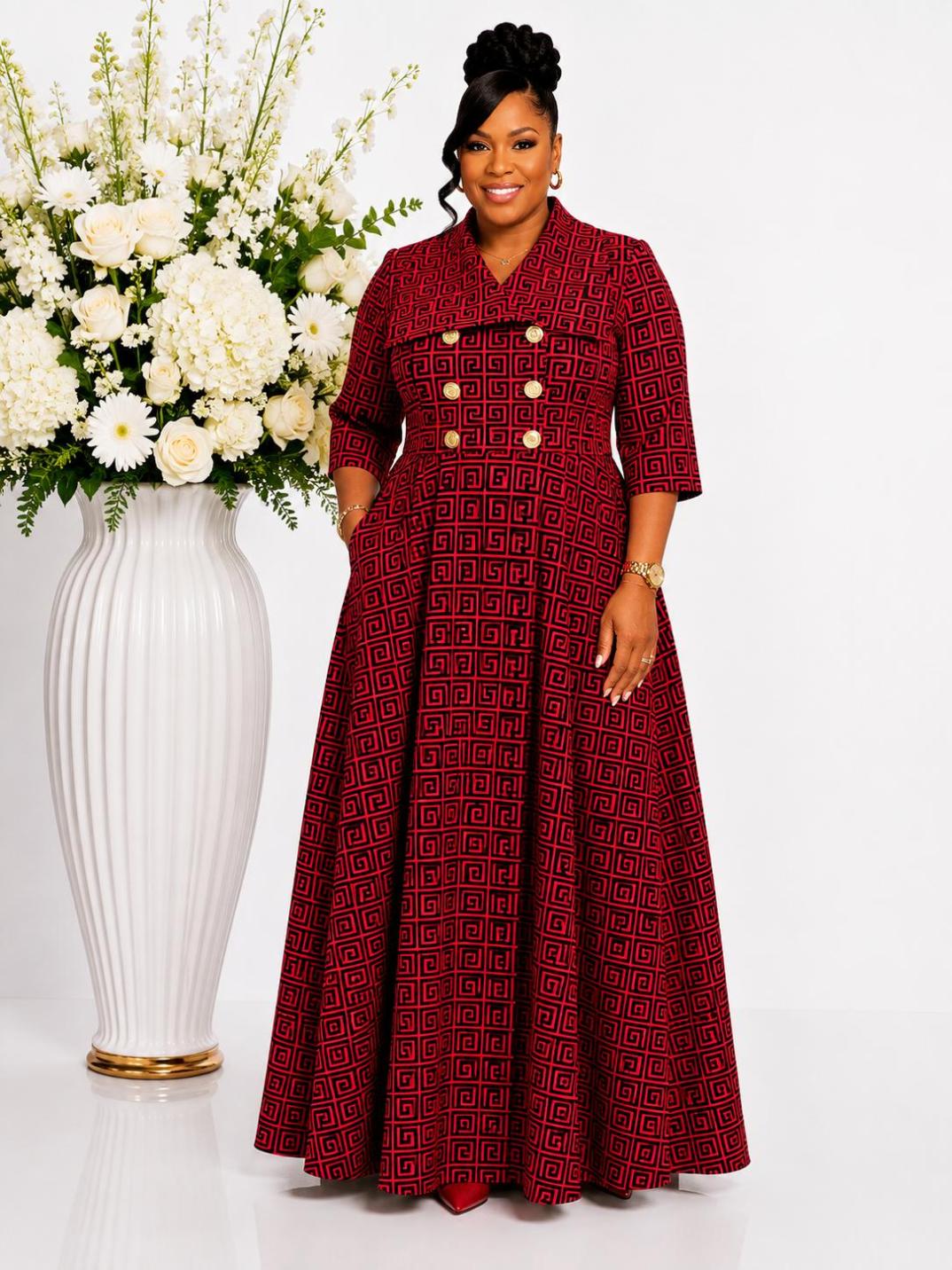 3134-FD COAT DRESS PLUS