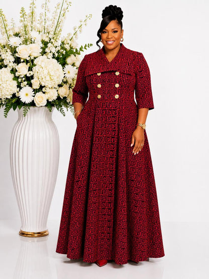 3134-FD COAT DRESS PLUS