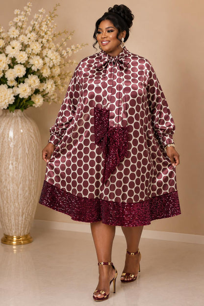 3094-PD POLKADOT SATIN PLUS