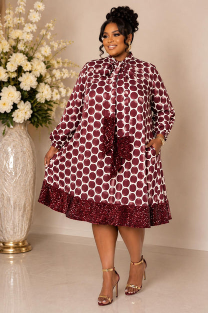 3094-PD POLKADOT SATIN PLUS