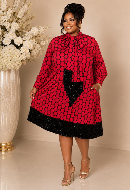 3094-PD POLKADOT SATIN PLUS