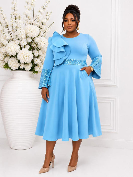 3060 PLUS BELL SLEEVE