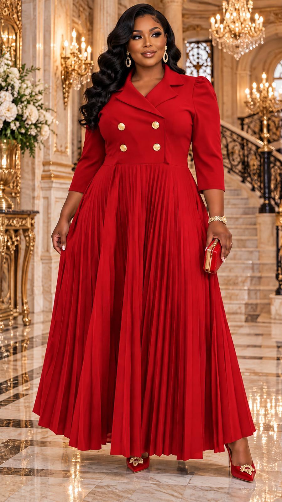3161 PLEATED BUTTONS PLUS