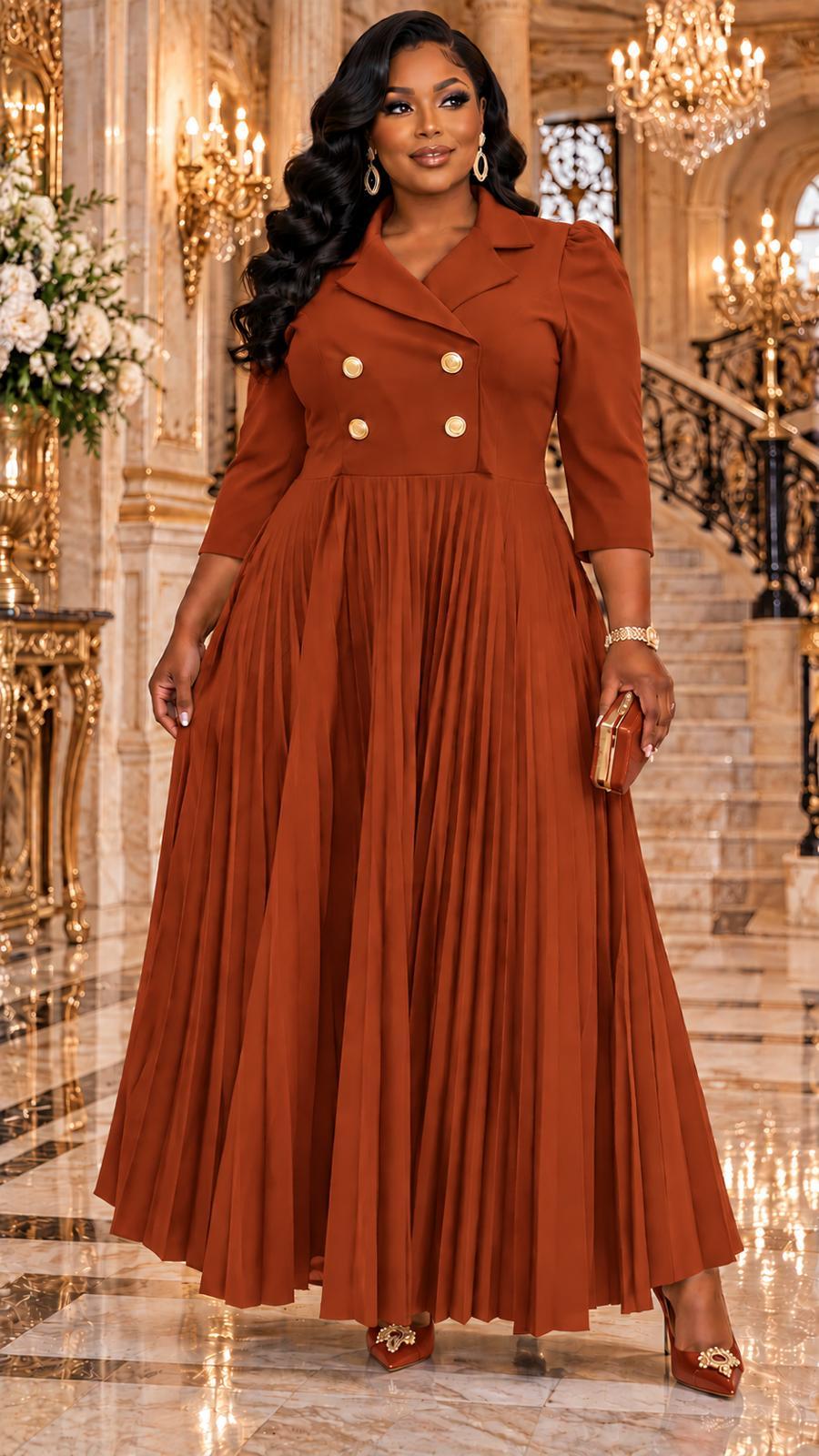 3161 PLEATED BUTTONS PLUS