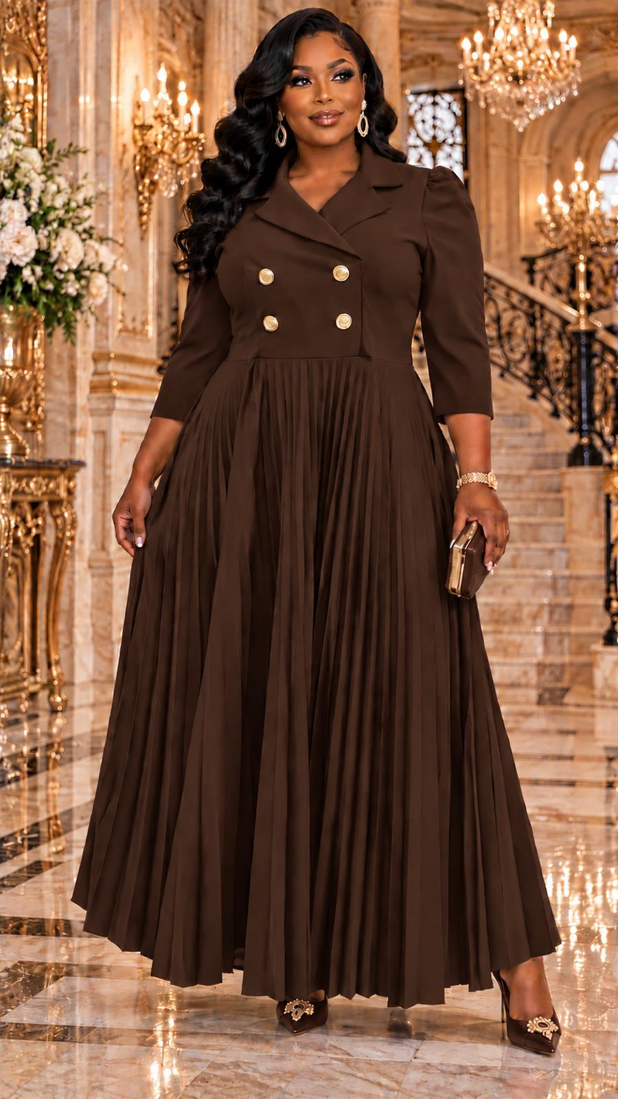 3161 PLEATED BUTTONS PLUS
