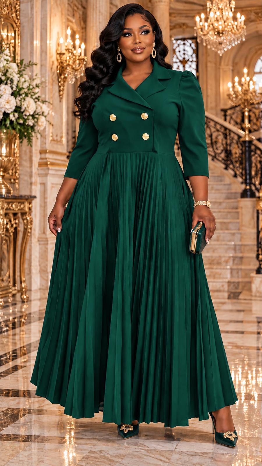 3161 PLEATED BUTTONS PLUS