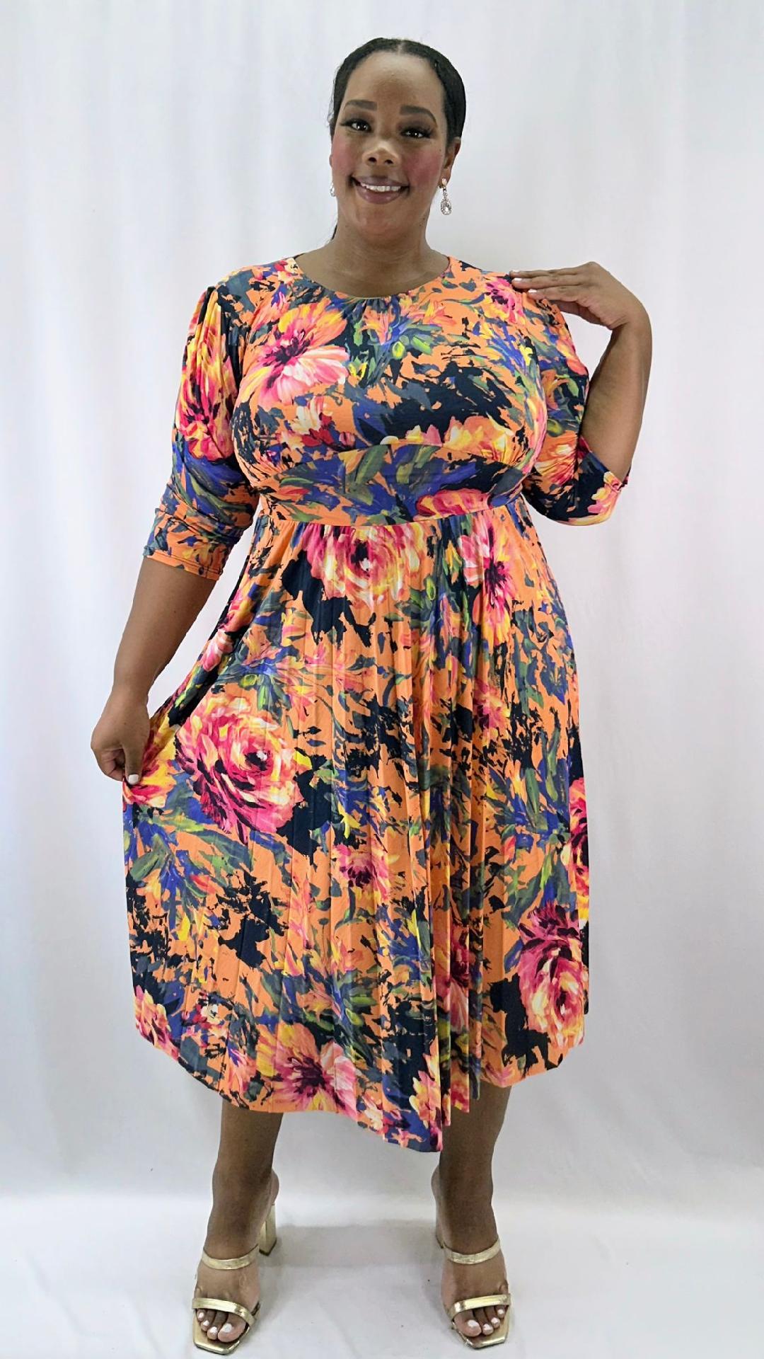 3012MT MULTI PRINT PLEATED PLUS